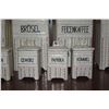 Image 6 : VINTAGE CERAMIC CANISTER SET (11 PCS)