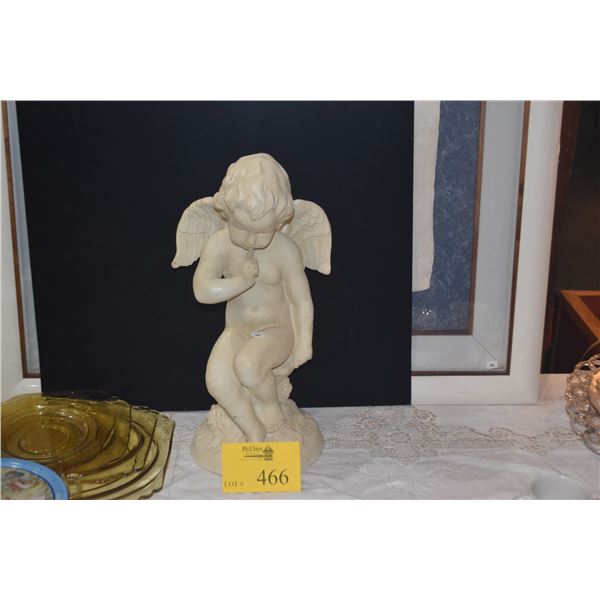WINGED ANGEL SCULPTURE (18")