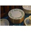Image 3 : LENOX HOLIDAY PATTERN CHINA PLATES, BOWLS, TRAYS, SALT & PEPPER (45 PCS)