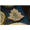 Image 6 : LENOX HOLIDAY PATTERN CHINA PLATES, BOWLS, TRAYS, SALT & PEPPER (45 PCS)