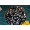 Image 2 : ASSORTED STOPPERS, CRYSTALS & CANDLE HOLDERS (DOES NOT INCLUDE TRAY)