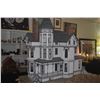Image 10 : 11 ROOM VICTORIAN DOLLHOUSE: FULLY FURNISHED ON LAZY SUSAN STYLE BASE (BASE: 55 1/2" X 32 1/4")