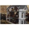 Image 12 : 11 ROOM VICTORIAN DOLLHOUSE: FULLY FURNISHED ON LAZY SUSAN STYLE BASE (BASE: 55 1/2" X 32 1/4")