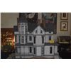 Image 1 : 11 ROOM VICTORIAN DOLLHOUSE: FULLY FURNISHED ON LAZY SUSAN STYLE BASE (BASE: 55 1/2" X 32 1/4")