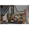 Image 20 : 11 ROOM VICTORIAN DOLLHOUSE: FULLY FURNISHED ON LAZY SUSAN STYLE BASE (BASE: 55 1/2" X 32 1/4")