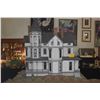 Image 2 : 11 ROOM VICTORIAN DOLLHOUSE: FULLY FURNISHED ON LAZY SUSAN STYLE BASE (BASE: 55 1/2" X 32 1/4")