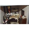 Image 30 : 11 ROOM VICTORIAN DOLLHOUSE: FULLY FURNISHED ON LAZY SUSAN STYLE BASE (BASE: 55 1/2" X 32 1/4")