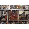 Image 33 : 11 ROOM VICTORIAN DOLLHOUSE: FULLY FURNISHED ON LAZY SUSAN STYLE BASE (BASE: 55 1/2" X 32 1/4")