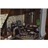 Image 39 : 11 ROOM VICTORIAN DOLLHOUSE: FULLY FURNISHED ON LAZY SUSAN STYLE BASE (BASE: 55 1/2" X 32 1/4")