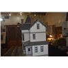 Image 3 : 11 ROOM VICTORIAN DOLLHOUSE: FULLY FURNISHED ON LAZY SUSAN STYLE BASE (BASE: 55 1/2" X 32 1/4")