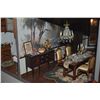 Image 54 : 11 ROOM VICTORIAN DOLLHOUSE: FULLY FURNISHED ON LAZY SUSAN STYLE BASE (BASE: 55 1/2" X 32 1/4")