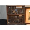 Image 9 : VINTAGE RUSTIC DIORAMA/SHADOW BOX OF A PRIMITIVE CABIN