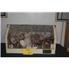 Image 1 : MINIATURE DIORAMA OF AN ATTIC ROOM, TITLED "REMEMBER WHEN"