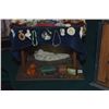 Image 11 : FRAMED SHADOW BOX DIORAMA OF A CLOSET, PEDDLER DOLL W/TABLE OF WARES, SMALL WOODEN DIORAMA OF COUNTR