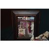 Image 12 : FRAMED SHADOW BOX DIORAMA OF A CLOSET, PEDDLER DOLL W/TABLE OF WARES, SMALL WOODEN DIORAMA OF COUNTR