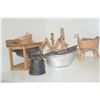 Image 7 : LARGE COLLECTION: ASSORTED WASHROOM/LAUNDRY, IRONING BOARDS, SEWING MACHINES, TUBS, WASH BOARDS, ETC
