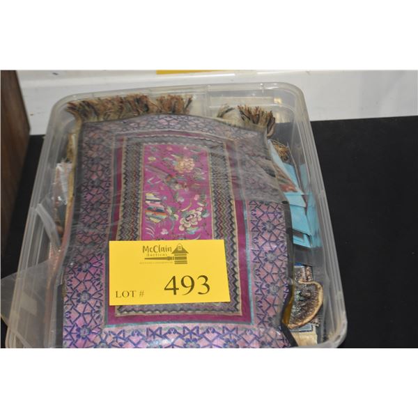 BOX OF ASSORTED RUGS FOR DOLLHOUSE