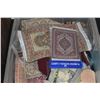 Image 5 : BOX OF ASSORTED RUGS FOR DOLLHOUSE
