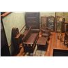 Image 3 : COLLECTION OF MISSION STYLE DOLLHOUSE FURNITURE (2 ROOMS) (MANY SIGNED)