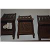 Image 9 : COLLECTION OF MISSION STYLE DOLLHOUSE FURNITURE (2 ROOMS) (MANY SIGNED)