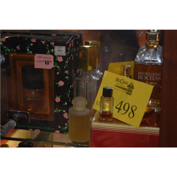 LARGE LOT OF PERFUME BOTTLES