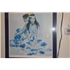 Image 2 : FRAMED LIMITED EDITION SERIGRAPH, "LEI ALOHA"; SIGNED LUIGI FUMAGALLI 144/500 (32" X 33")