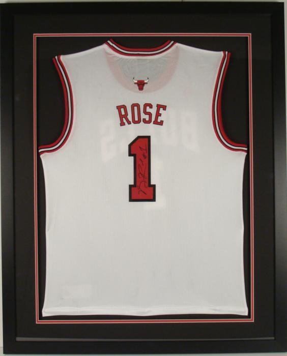 derrick rose signed jersey