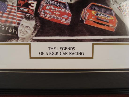 Signed ROBERT STEPHEN SIMON Art Print Legends of Racing