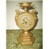 Image 1 : Cherub Gilt Clock Mayer 8 Day C.1890-1900