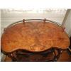 Image 2 : Magazine Rack Table Bar Burl Magnificent Mid 19th C Eng
