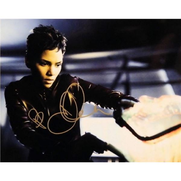 Batman Halle Berry signed movie photo