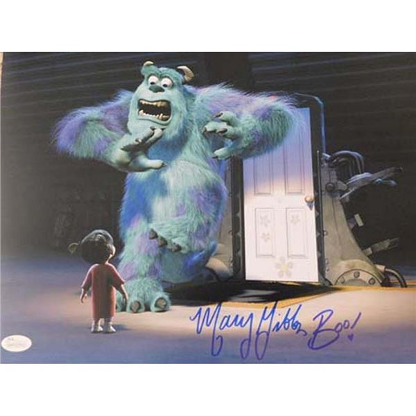 Monsters Inc Mary Gibbs Signed 11x14 Matte Photo JSA Authenticated