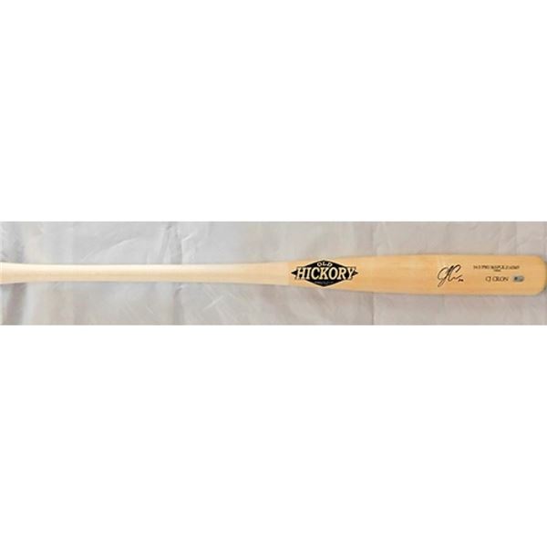 Colorado Rockies  CJ Cron Signed Bat MLB Authenticated