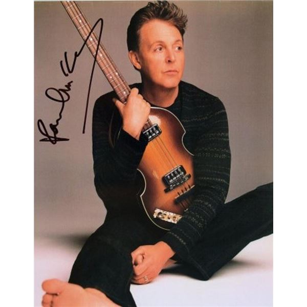 Paul McCartney signed promo photo