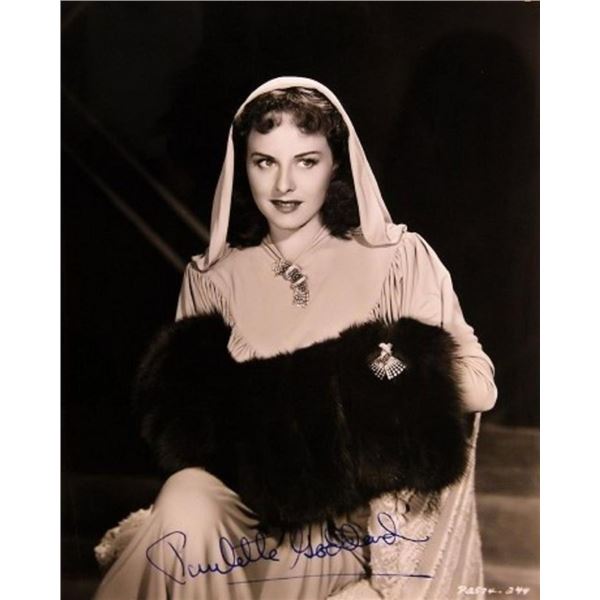 The Great Dictator Paulette Goddard signed portrait photo