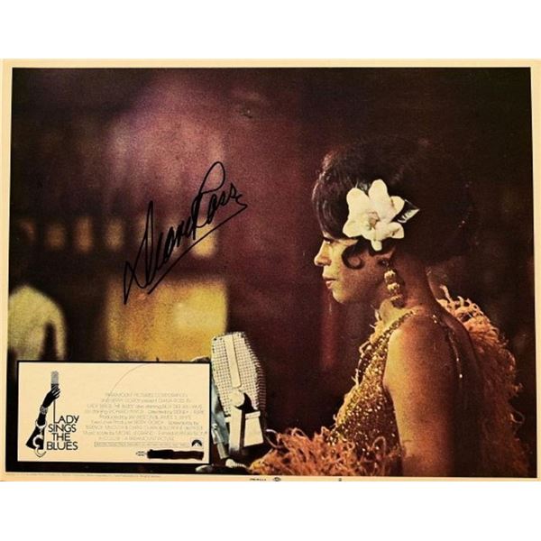 Lady Sings The Blues Diana Ross signed lobby card