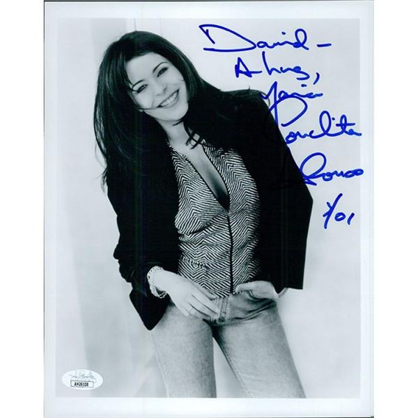 The Running Man Maria Conchita Alonso Signed 8x10 Matte Photo JSA Authenticated
