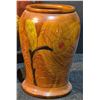 Image 5 : Wooden Hand-Carved Bird Sculpture, Floral-Carved Wooden Vase, and Unused Coloring Book