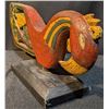 Image 8 : Wooden Hand-Carved Bird Sculpture, Floral-Carved Wooden Vase, and Unused Coloring Book
