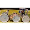 Image 8 : West German Mug with Metal Lid, Three Additional Mugs, and Stir Stick Collection