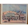 Image 11 : Framed Print of a Street Scene, Stoneware Tankard, and Two Mugs