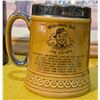 Image 2 : Framed Print of a Street Scene, Stoneware Tankard, and Two Mugs