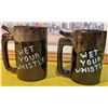 Image 7 : Framed Print of a Street Scene, Stoneware Tankard, and Two Mugs