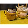 Image 2 : Clay Coffee Mugs, Bamboo-Handled Teapot, and Decorative Items