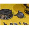 Image 5 : Burkes EP Brass Bowl with Coasters and Assorted Souvenir Spoons