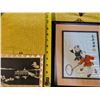 Image 13 : Asian-Inspired Lot with Decorative Dish, Art, and Souvenirs