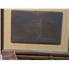 Image 8 : Framed Branding Stamp, 1950s-60s Popular Mechanics Magazines, and Metal Clasp Lock Container