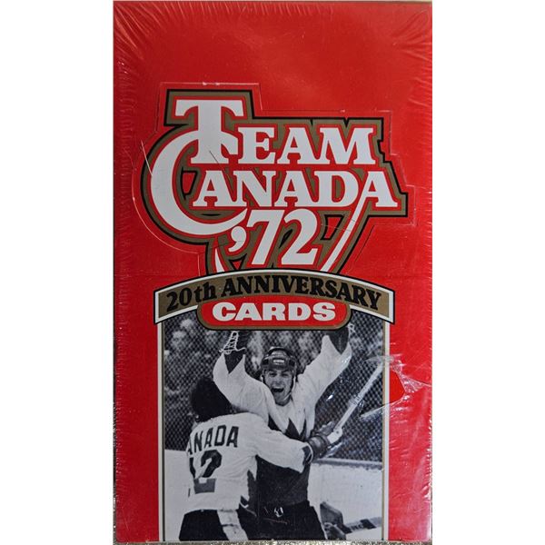 Team Canada 72 20th Anniversary Commemorative Hockey Trading Cards (Sealed Box)