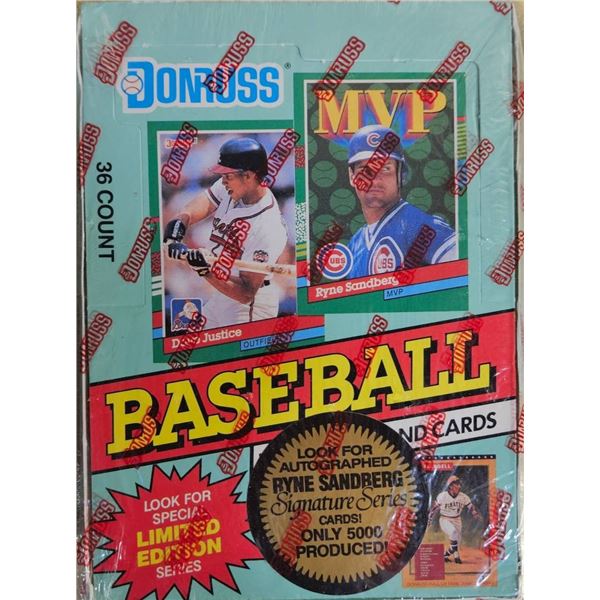 1987 Donruss Baseball Cards Sealed Box - 36 Count