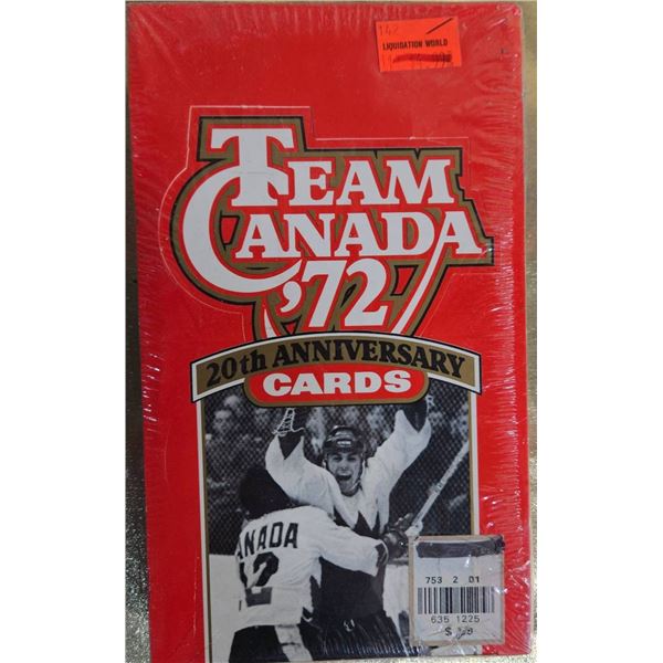 2001 Anniversary Team Canada 1972 Hockey Cards Set in Sealed Box